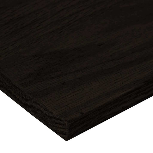 Treppenstufen Dunkelbraun 110x30 cm Eiche Massivholz
