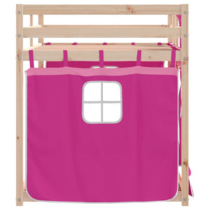 Etagenbett Rosa 90x200 cm Kiefer Massivholz