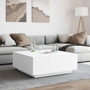 Weißer Couchtisch 100x100 cm