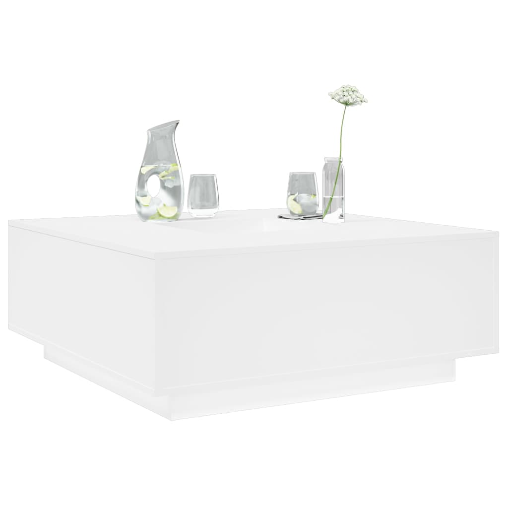Weißer Couchtisch 100x100 cm