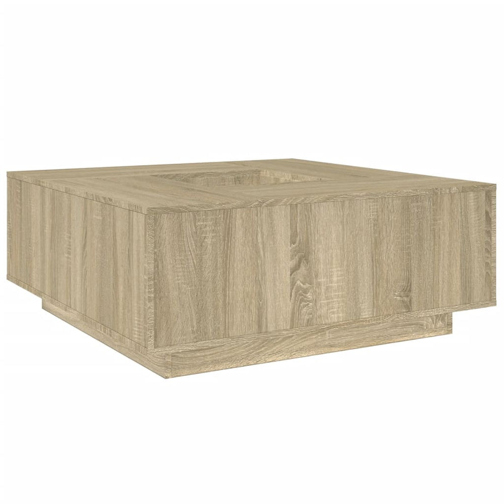 Sonoma Eiche Couchtisch, 100x100 cm