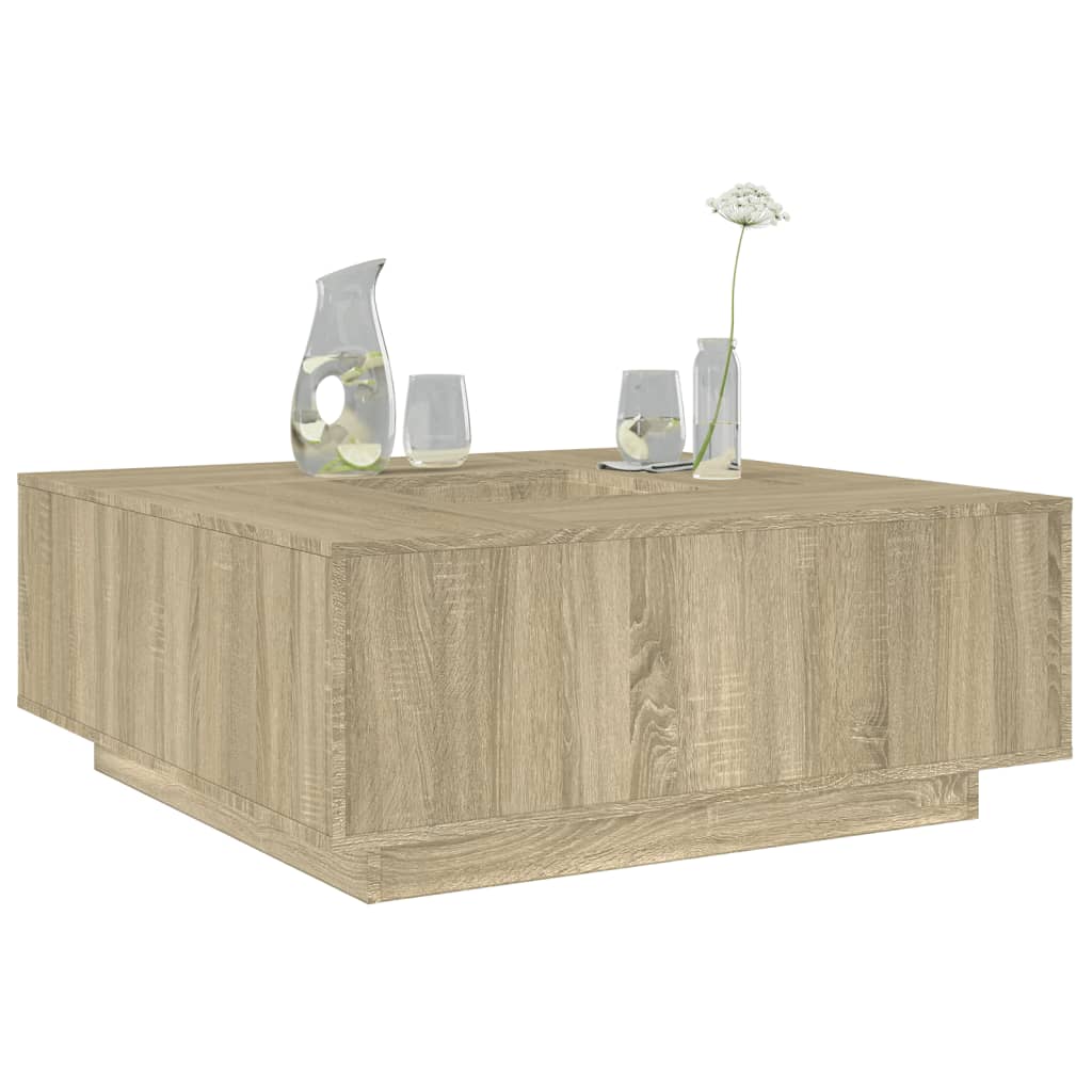 Sonoma Eiche Couchtisch, 100x100 cm
