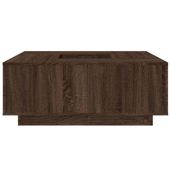 Couchtisch Braun Eichenoptik 100x100 cm