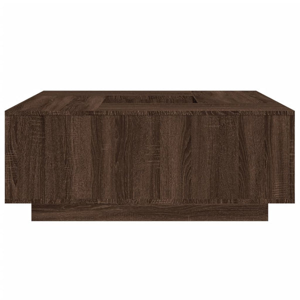 Couchtisch Braun Eichenoptik 100x100 cm