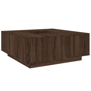 Couchtisch Braun Eichenoptik 100x100 cm