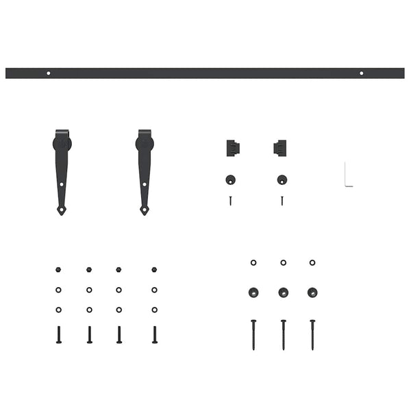Schiebetürbeschlag Set 91cm für Schranktüren