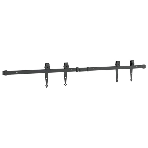 Schiebetürbeschlag Set 122cm Karbonstahl