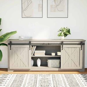 Schiebetürbeschlag Set 152 cm für Schranktüren
