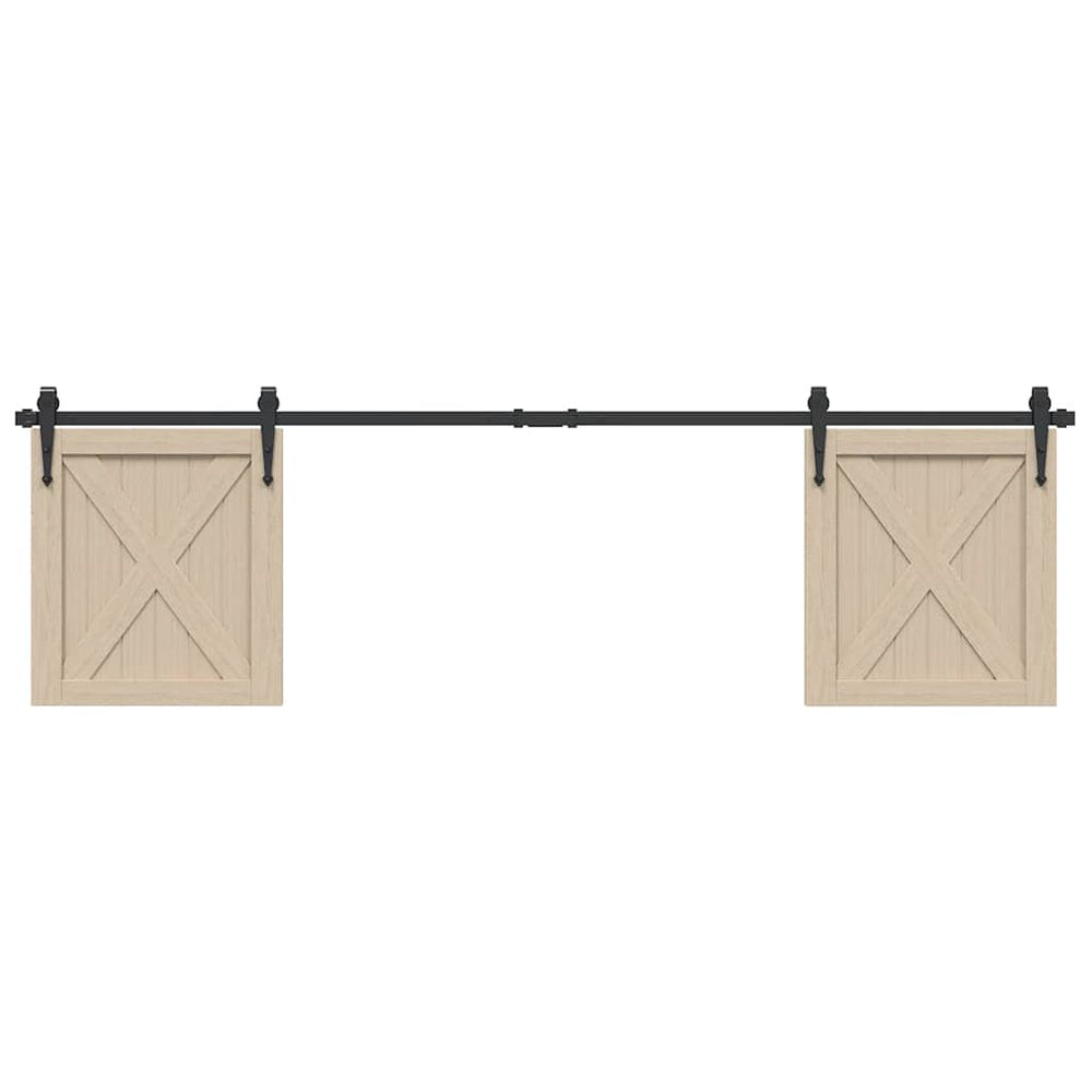 Schiebetürbeschlag Set 183 cm für Schranktüren