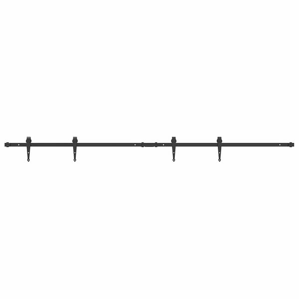 Schiebetürbeschlag Set 200cm Karbonstahl