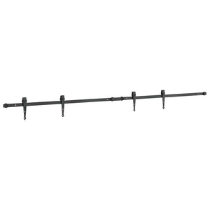 Schiebetürbeschlag Set 200cm Karbonstahl