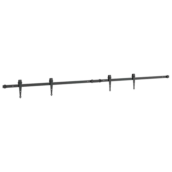 Schiebetürbeschlag Set 200cm Karbonstahl