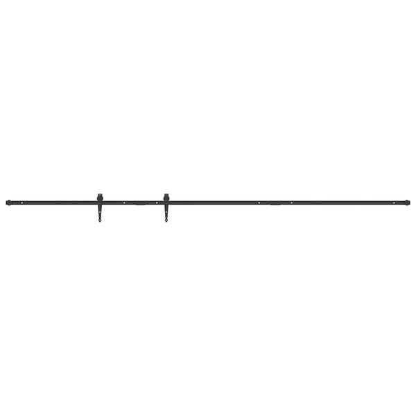 Schiebetürbeschlag Set 244cm Karbonstahl