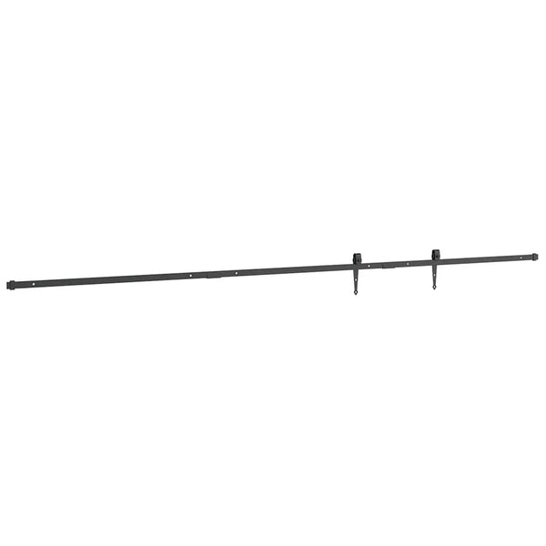 Schiebetürbeschlag Set 244cm Karbonstahl
