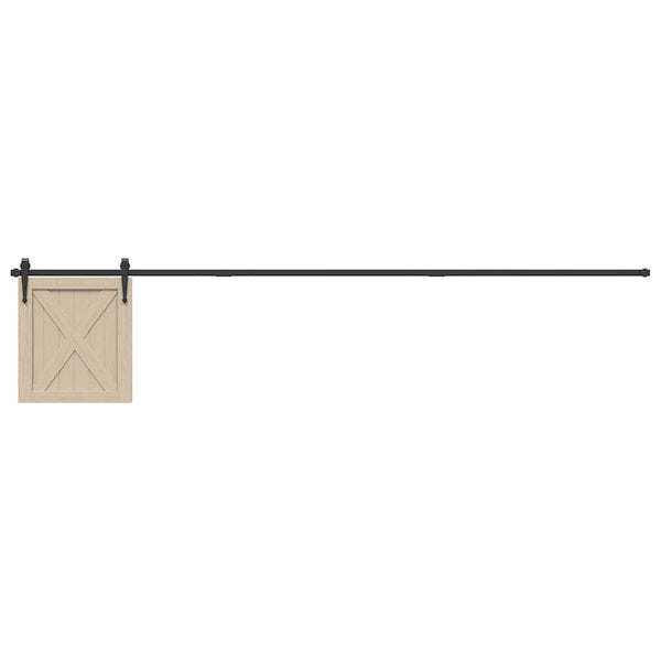 Schiebetürbeschlag Set 244cm Karbonstahl