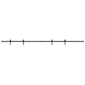 Schiebetürbeschlag Set 244cm Karbonstahl