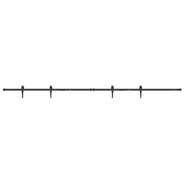 Schiebetürbeschlag Set 244cm Karbonstahl