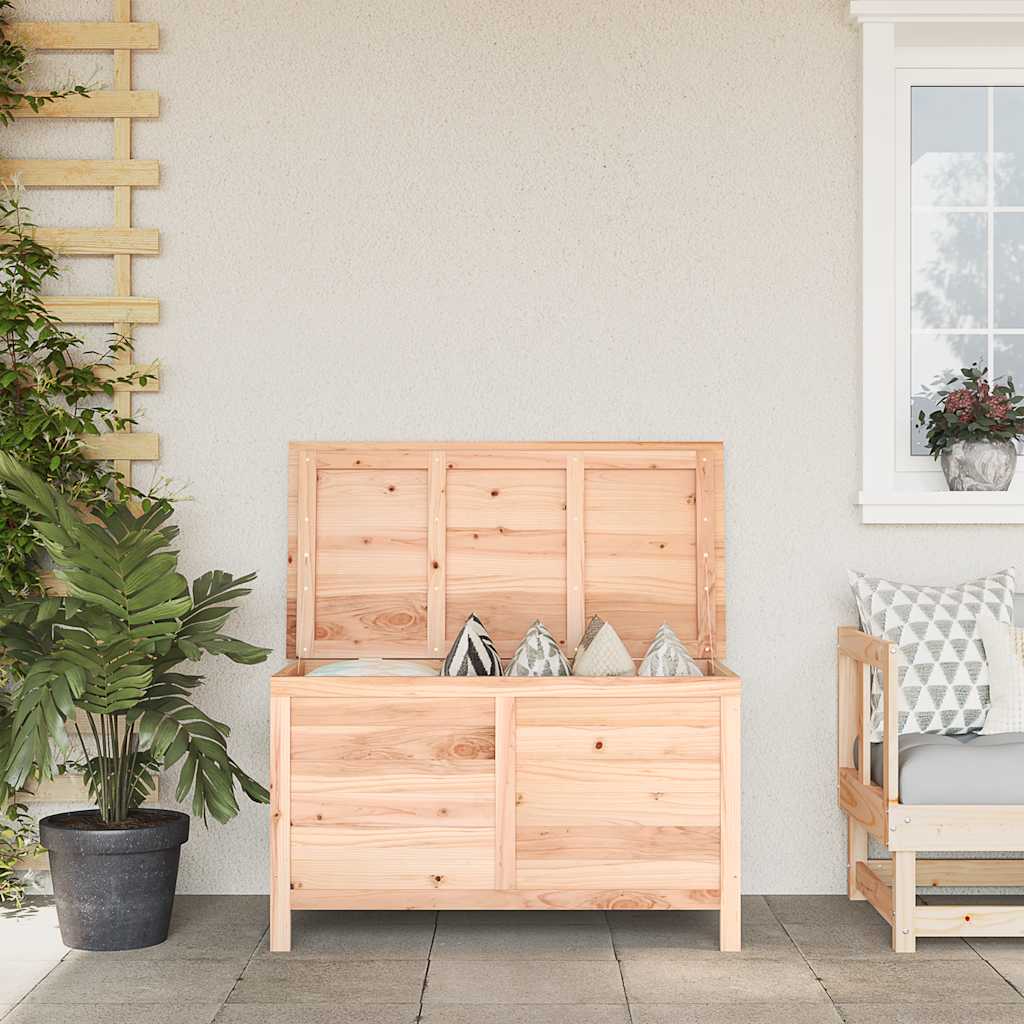 Gartentruhe aus Tannenholz, 99x50x56,5 cm
