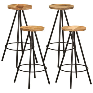 5-teiliges Bar-Set Mango Massivholz
