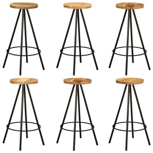 vidaXL Ensemble de bar 7 pcs Bois de manguier massif