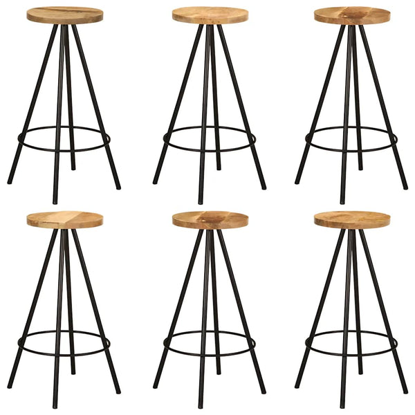 vidaXL Ensemble de bar 7 pcs Bois de manguier massif