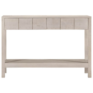 Weißer Konsolentisch aus Mango Massivholz 110 cm