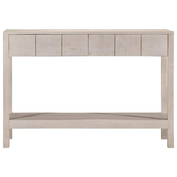 Weißer Konsolentisch aus Mango Massivholz 110 cm