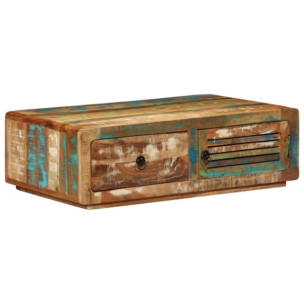 Altholz Couchtisch Massiv 89x55 cm