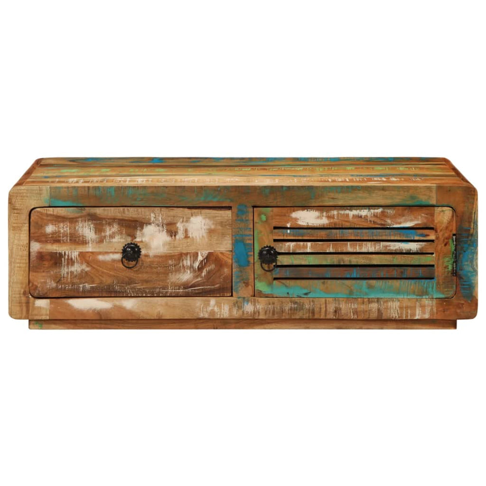 vidaXL Coffee Table 89x55x29 cm Solid Reclaimed Wood