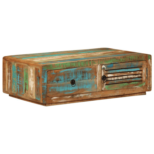 Altholz Couchtisch Massiv 89x55 cm