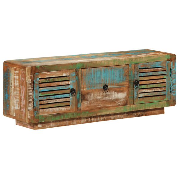 TV-Schrank Altholz Massiv 110 cm
