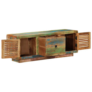 TV-Schrank Altholz Massiv 110 cm