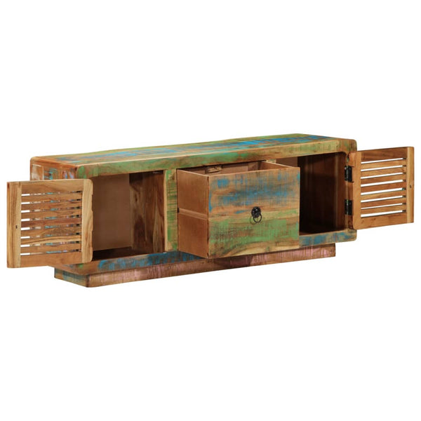 TV-Schrank Altholz Massiv 110 cm
