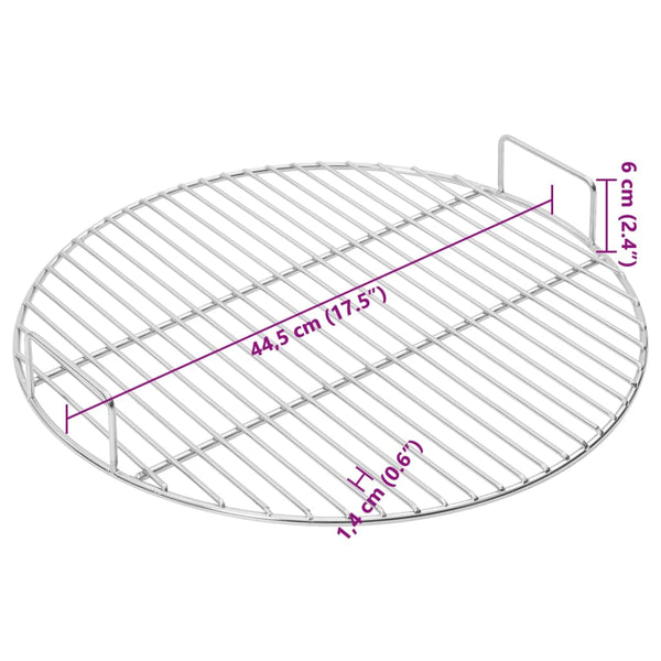 Grillrost Rund Ø44,5 cm Edelstahl