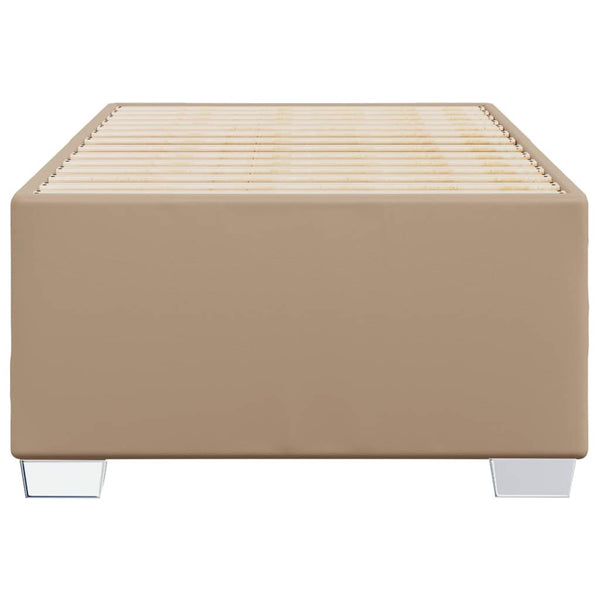 Bettgestell Cappuccino 80x200 cm Kunstleder