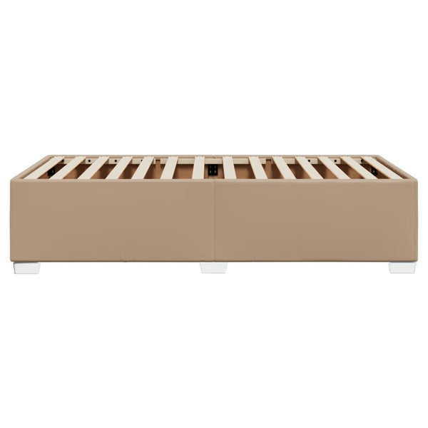 Bettgestell Cappuccino 80x200 cm Kunstleder
