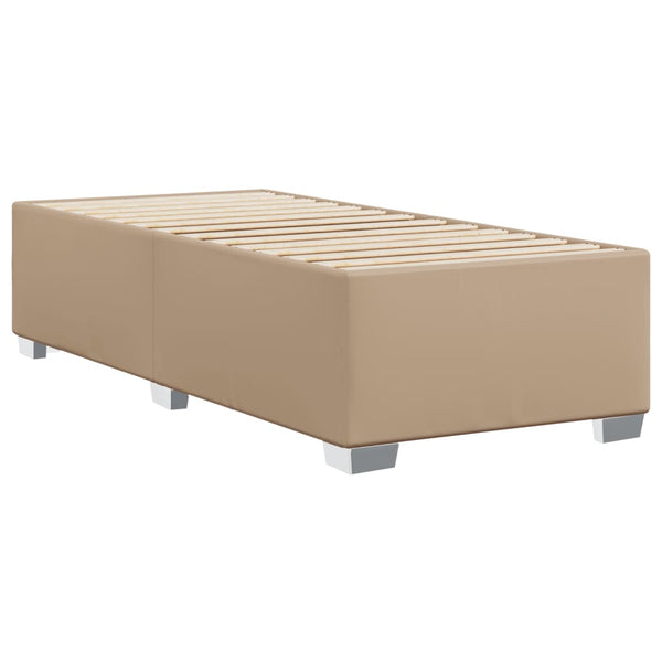 Bettgestell Cappuccino 80x200 cm Kunstleder