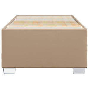 Bettgestell Cappuccino 90x190 cm Kunstleder