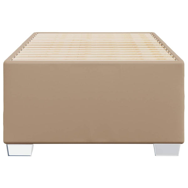 Bettgestell Cappuccino 90x190 cm Kunstleder