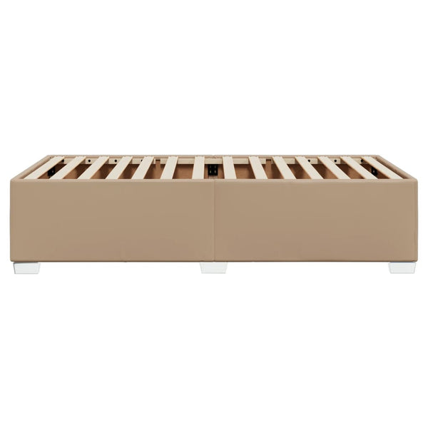 Bettgestell Cappuccino 90x190 cm Kunstleder
