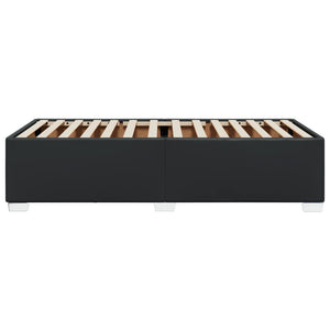 Bettgestell Schwarz 100x200 cm Kunstleder
