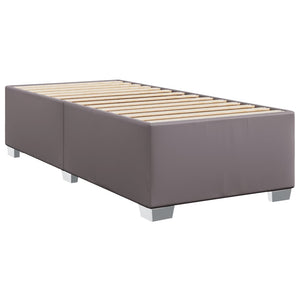 vidaXL Cadre de lit Gris 100x200 cm Similicuir