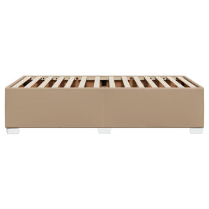 Bettgestell Cappuccino 100x200 cm Kunstleder