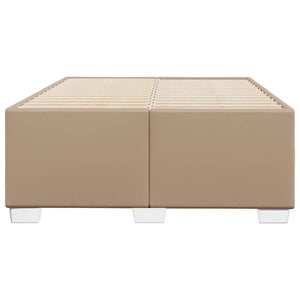 Bettgestell Cappuccino 120x200 cm Kunstleder