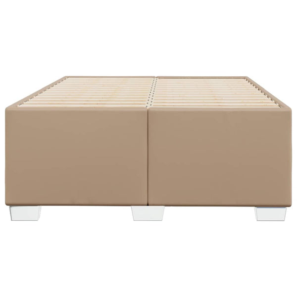 Bettgestell Cappuccino 120x200 cm Kunstleder
