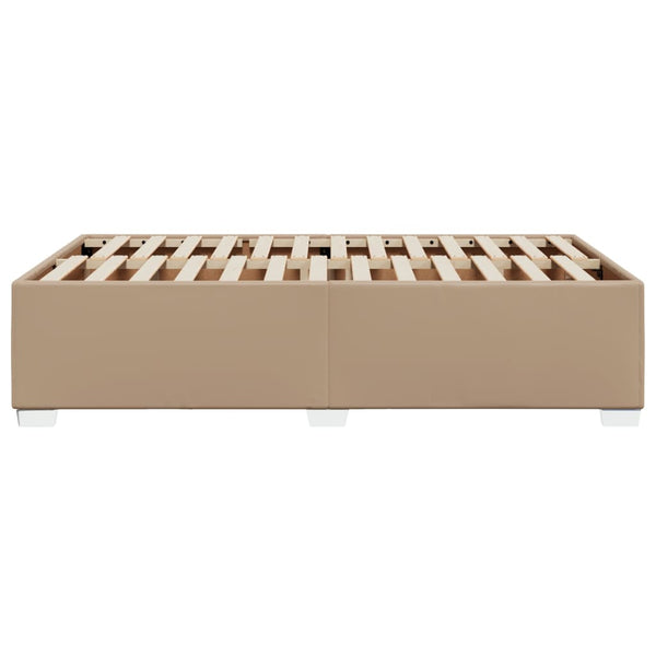 Bettgestell Cappuccino 120x200 cm Kunstleder