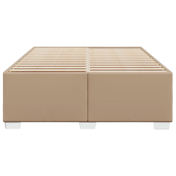 Bettgestell Cappuccino 140x190 cm Kunstleder