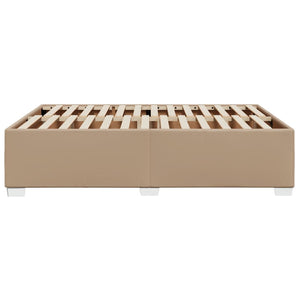 Bettgestell Cappuccino 140x190 cm Kunstleder