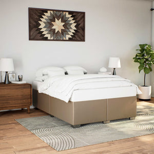 Bettgestell Cappuccino 140x190 cm Kunstleder
