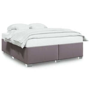 vidaXL Bed Frame Grey 180x200 cm Faux Leather